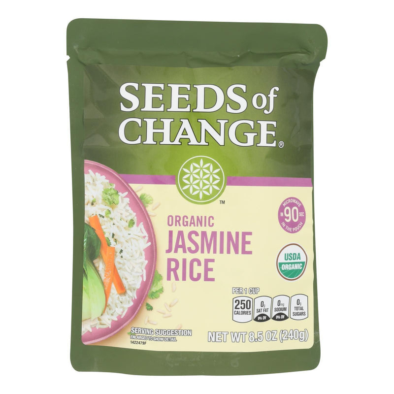 Seeds Of Change - Rice Aromatic Jasmine - Case Of 12 - 8.5 Oz - Orca Market