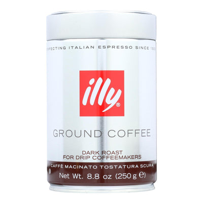 Illy Caffe Coffee Coffee - Drip - Ground - Dark Roast - 8.8 Oz - Case Of 6 - Orca Market
