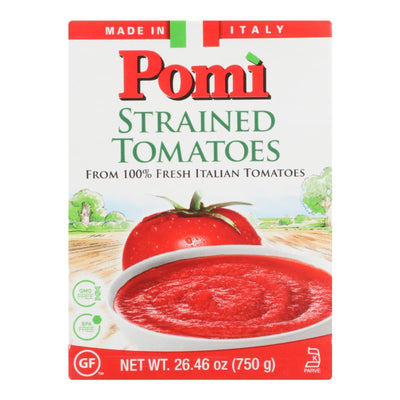 Pomi Tomatoes - Tomatoes Strained - Case Of 12 - 26.46 Oz - Orca Market