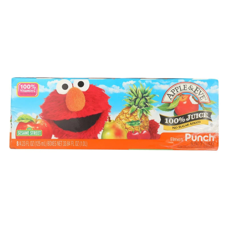 An image displaying Apple And Eve Sesame Street Juice Elmo&