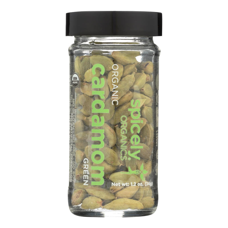 Spicely Organics - Organic Cardamom - Pods Green - Case Of 3 - 1.2 Oz. - Orca Market
