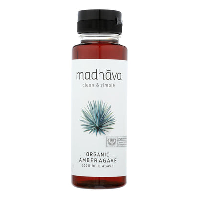 Madhava Honey Organic Amber Agave Nectar - Case Of 6 - 11.75 Fl Oz. - Orca Market