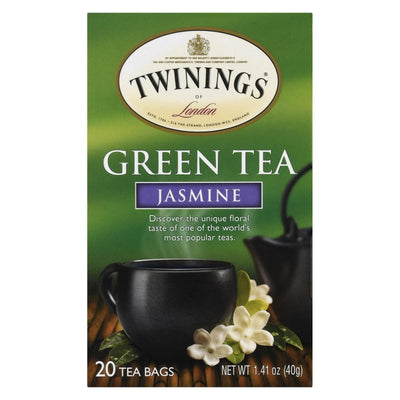 Twinings Tea Green Tea - Jasmine - Case Of 6 - 20 Bags - Orca Market