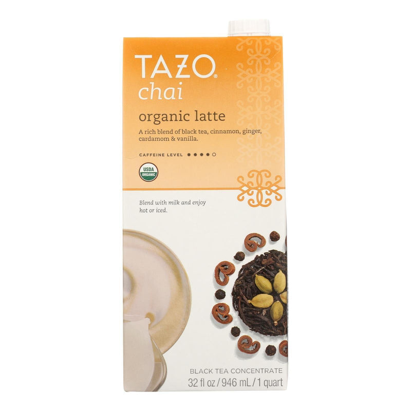 Tazo Tea Organic Tea - Chai Latte - Case Of 6 - 32 Fl Oz - Orca Market
