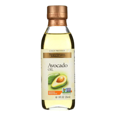 An image displaying Spectrum Naturals Avocado Oil - Refined - 8 Ounce - Case Of 6 by Spectrum Naturals