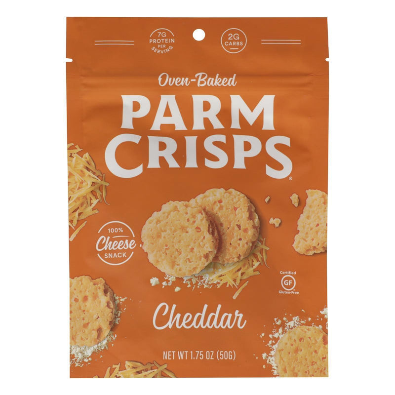 Parm Crisps - Parm Crisps Cheddar - Case Of 12 - 1.75 Oz - Orca Market