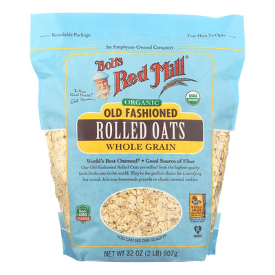Bob's Red Mill - Oats - Organic Old Fashioned Rolled Oats - Case Of 4 - 32 Oz. - Orca Market