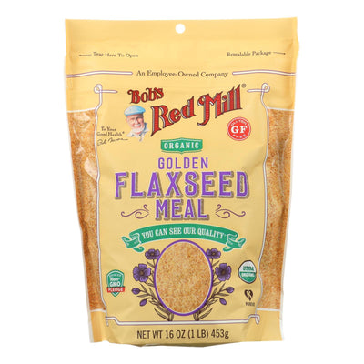Bob's Red Mill - Organic Flaxseed Meal - Golden - Case Of 4 - 16 Oz - Orca Market