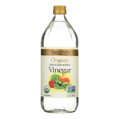 An image displaying Spectrum Naturals Organic Distilled White Vinegar - Case Of 12 - 32 Ounce by Spectrum Naturals