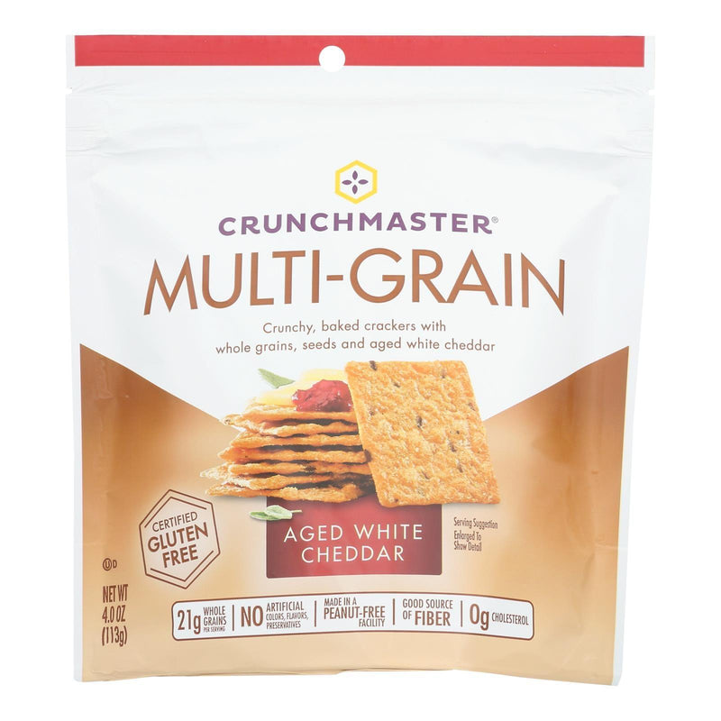 Crunchmaster - Multi Grain Cracker White Chddr - Case Of 12 - 4 Oz - Orca Market