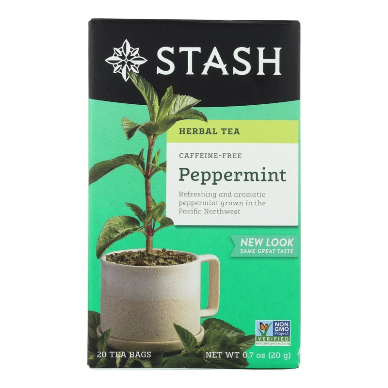 An image displaying Stash Tea - Herbal - Peppermint - 20 Bags - Case Of 6 by Stash Tea