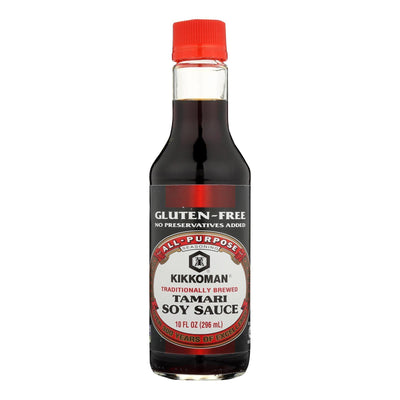 Kikkoman Tamari Soy Sauce - Naturally Brewed - Case Of 6 - 10 Fl Oz - Orca Market