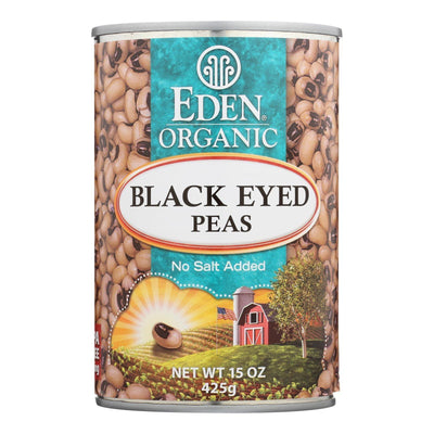 Eden Foods Organic Black Eyed Peas - Case Of 12 - 15 Oz. - Orca Market