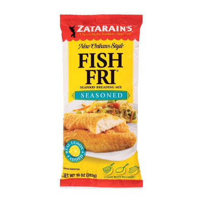 Zatarain's Fish Fry- Seasoned - Case Of 12 - 10 Oz. - Orca Market