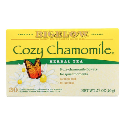 Bigelow Tea Herbal Tea - Cozy Chamomile - Case Of 6 - 20 Bag - Orca Market