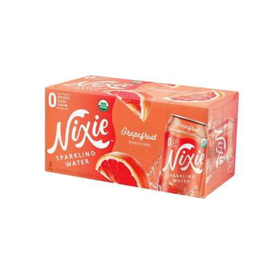 An image displaying Nixie Sparkling Water - Sparkling Water Grapefruit - Case Of 3 - 8/12 Ounce by Nixie Sparkling Water