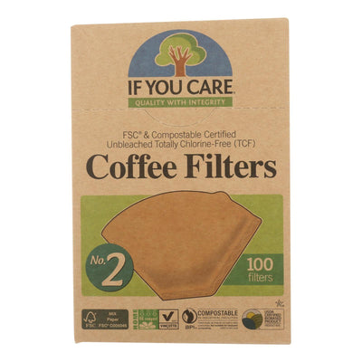 If You Care Coffee Filters Lbs.2 Cone - Case Of 12 - 100 Count - Orca Market