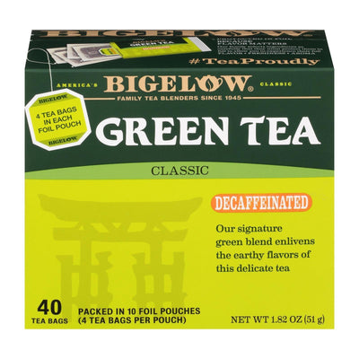 Bigelow Tea - Tea Decaf Green - Case Of 6 - 40 Bag - Orca Market
