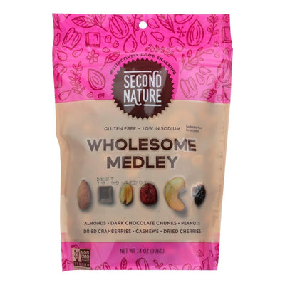 An image displaying Second Nature - Nut Medley Wholesome - Case Of 6-14 Ounce by Second Nature