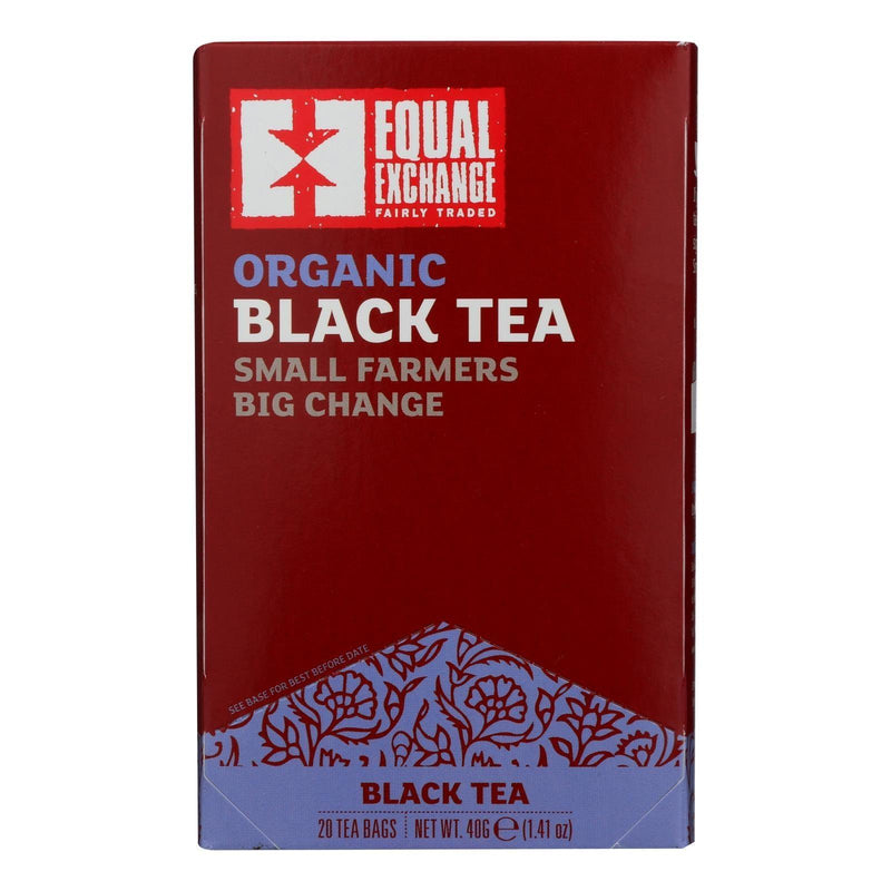 Equal Exchange Organic Black Tea - Black Tea - Case Of 6 - 20 Bags - Orca Market