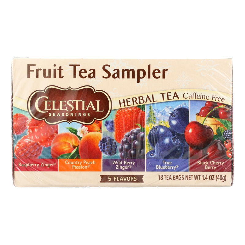 Celestial Seasonings Herbal Tea - Fruity Variety Pack - Case Of 6 - 18 Bag - Orca Market