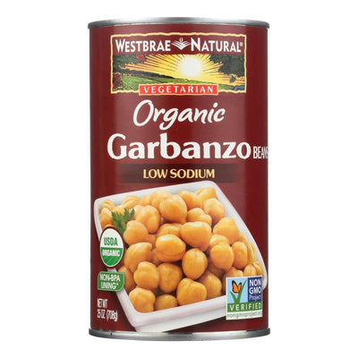 Westbrae Foods Organic Garbanzo Beans - Case Of 12 - 25 Oz. - Orca Market