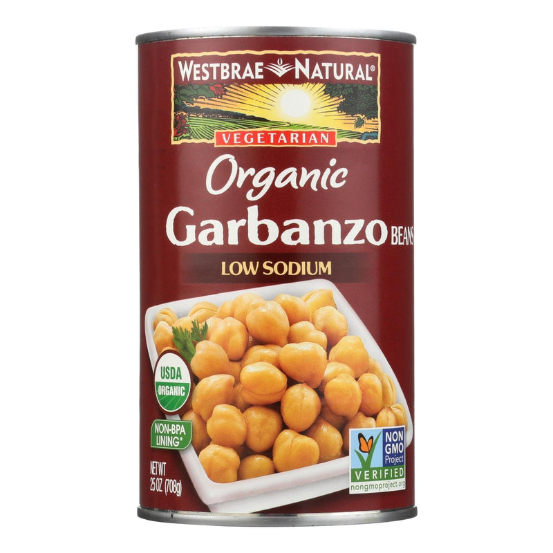 Westbrae Foods Organic Garbanzo Beans - Case Of 12 - 25 Oz. - Orca Market