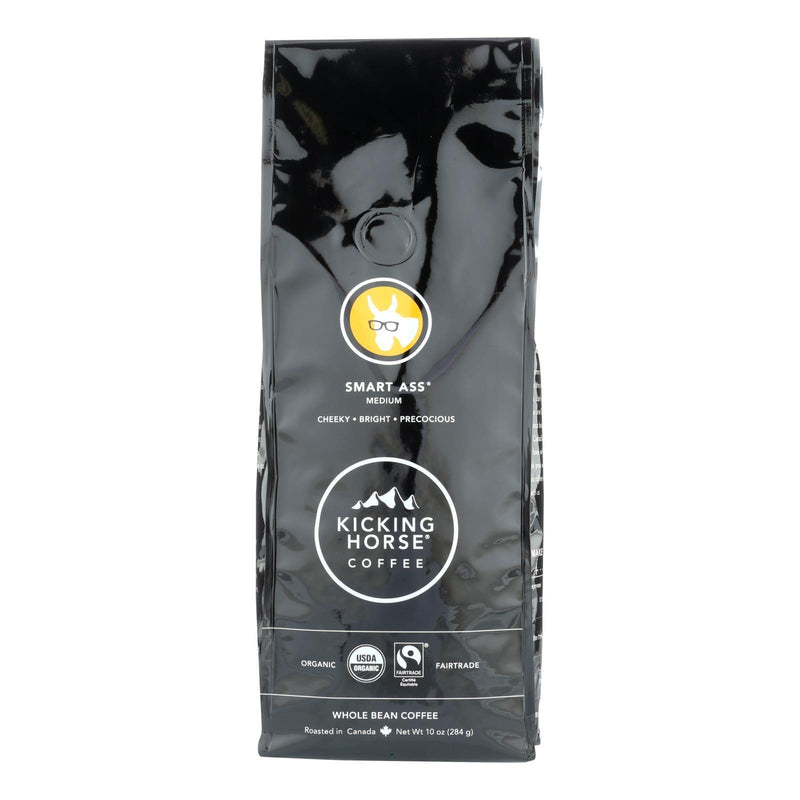 Kicking Horse Coffee - Whole Bean - Smart Ass - Case Of 6 - 10 Oz. - Orca Market