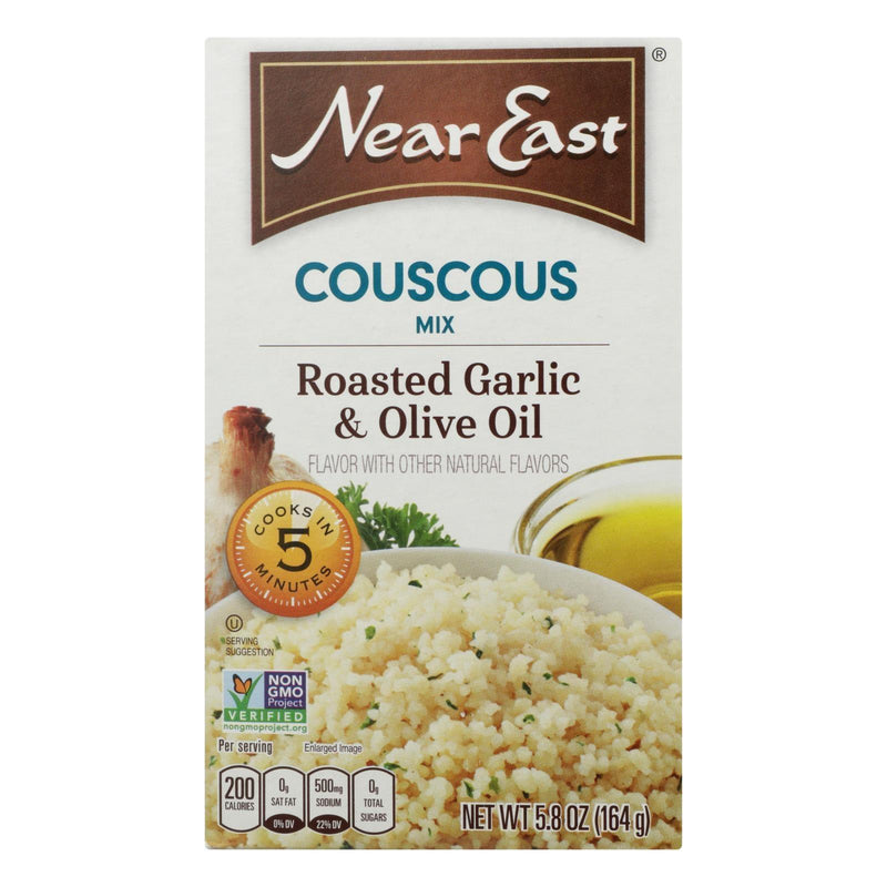 Near East Couscous Roasted - Olive Oil And Garlic - Case Of 12 - 5.8 Oz. - Orca Market