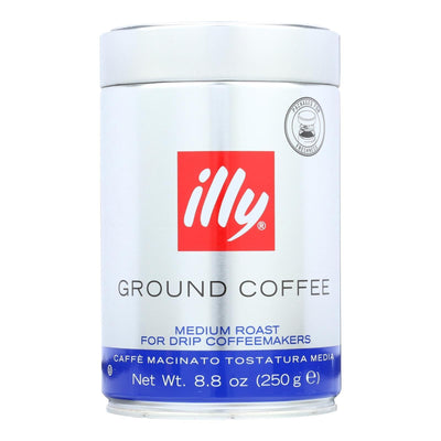Illy Caffe Coffee Coffee - Drip - Ground - Medium Roast - 8.8 Oz - Case Of 6 - Orca Market