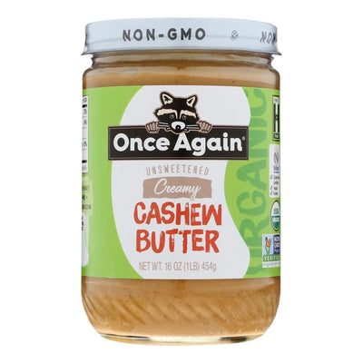 An image displaying Once Again - Cashew Butter - Case Of 6-16 Ounce by Once Again