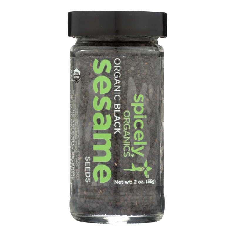 Spicely Organics - Organic Sesame - Black - Case Of 3 - 2 Oz. - Orca Market