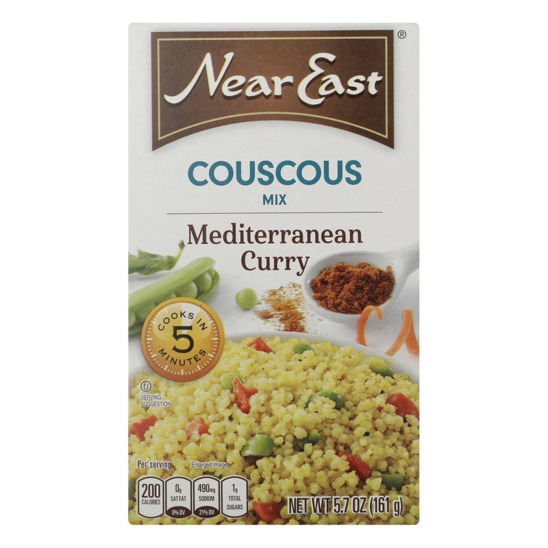 An image displaying Near East Couscous Mix - Mediterranean Curry - Case Of 12 - 5.7 Ounce by Near East
