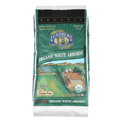 Lundberg Family Farms Organic California White Arborio Rice - Single Bulk Item - 25lb - Orca Market