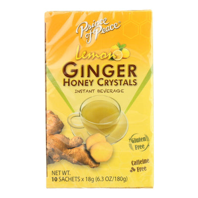 Prince Of Peace - Tea Instant Lemon Ginger Honey Cry - Case Of 6-10 Bag - Orca Market