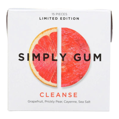 An image displaying Simply Gum - Gum Cleanse - Case Of 12 - 15 Count by Simply Gum