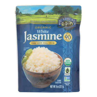 Lundberg Family Farms Organic Thai Rice - White Jasmine - Case Of 6 - 8 Oz - Orca Market