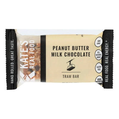 An image displaying Kate's Real Food - Bar Tram Peanut Butter Milk Cho - Case Of 12 - 2.2 Ounce by Kate's Real Food