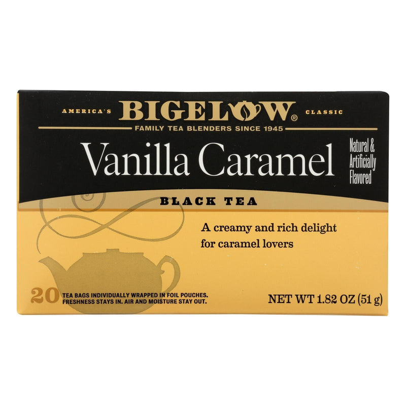 Bigelow Tea Vanilla Caramel Black Tea - Case Of 6 - 20 Bags - Orca Market