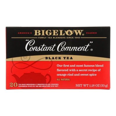 Bigelow Tea Constant Comment Black Tea - Case Of 6 - 20 Bags - Orca Market