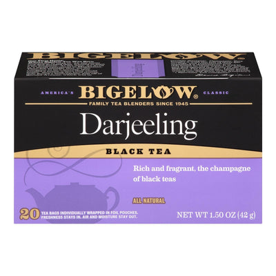 Bigelow Tea Darjeeling Black Tea - Case Of 6 - 20 Bags - Orca Market