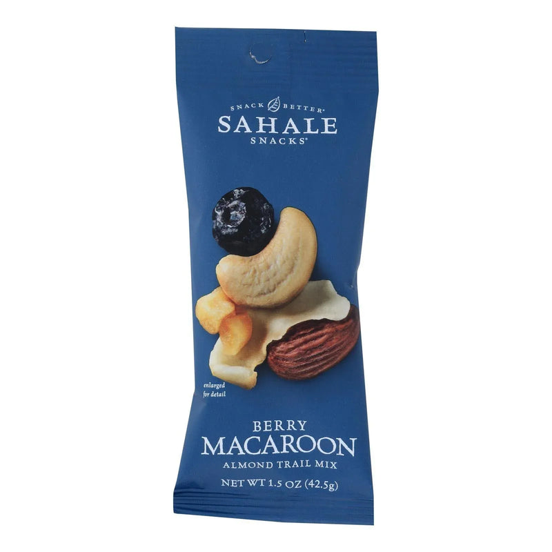 An image displaying Sahale Berry Macaroon Almond Trail Mix - Case Of 9 - 1.5 Ounce by Sahale Snacks