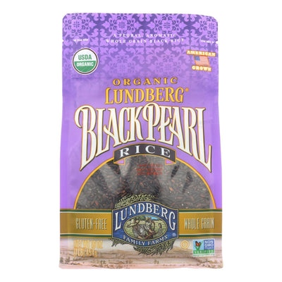 Lundberg Family Farms Organic Rice - Black Pearl - Case Of 6 - 1 Lb. - Orca Market