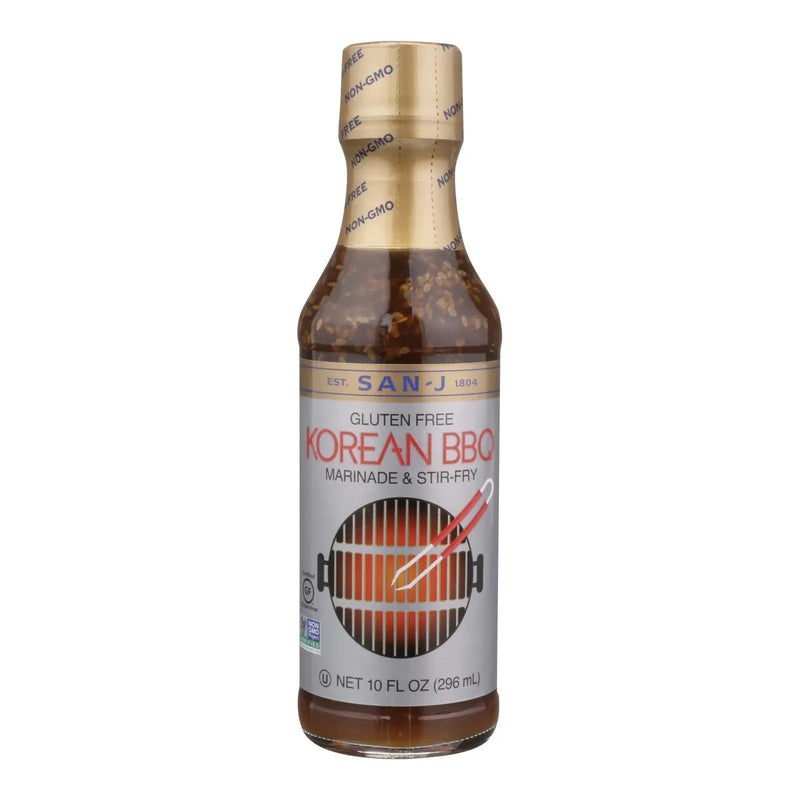 An image displaying San-j - Sauce Korean Bbq Marinade - Case Of 6 - 10 Ounce by San-j