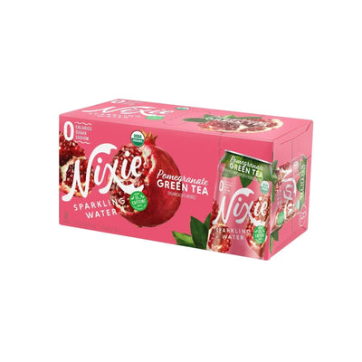 An image displaying Nixie Sparkling Water - Sparkling Water Pomgrn - Case Of 3 - 8/12 Ounce by Nixie Sparkling Water