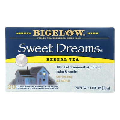 Bigelow Tea Sweet Dreams Herb Tea - Case Of 6 - 20 Bag - Orca Market