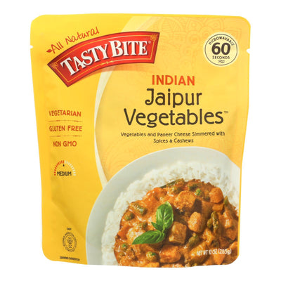 Tasty Bite Entrees - Indian Cuisine - Jaipur Vegetables - 10 Oz - Case Of 6 - Orca Market