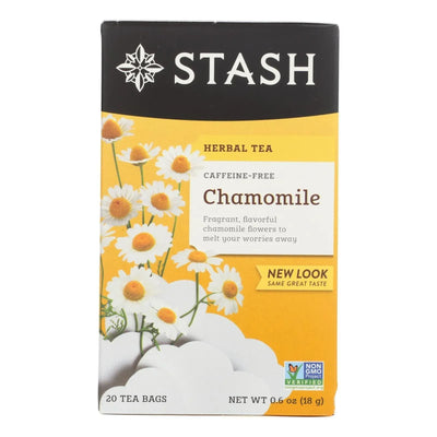 An image displaying Stash Tea - Herbal - Chamomile - 20 Bags - Case Of 6 by Stash Tea