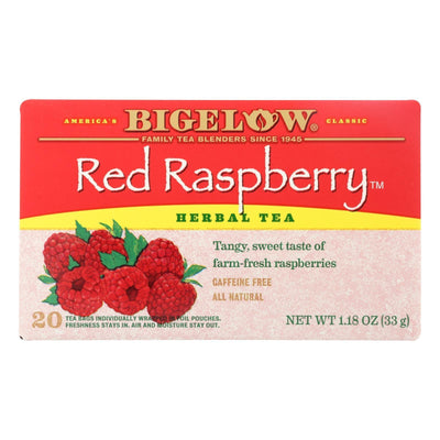 Bigelow Tea Herbal Tea - Red Raspberry - Case Of 6 - 20 Bag - Orca Market