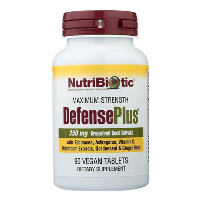 An image displaying Nutribiotic - Supp Defense Plus - 1 Each 1-90 Count by Nutribiotic
